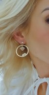 EARRINGS SILVER STAINLESS STEEL CELEBRITY