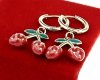 gold earrings made of stainless steel