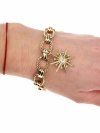BRACELET GOLD CELEBRITY STAINLESS STEEL