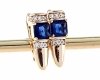exclusive swarovski gold-plated earrings