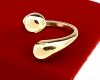 ring 18,30mm gold stainless steel