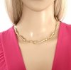 GOLD CHAIN NECKLACE celebrity STAINLESS STEEL
