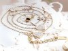 GOLD CHAIN NECKLACE celebrity STAINLESS STEEL