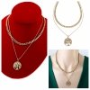 GOLD CHAIN NECKLACE celebrity STAINLESS STEEL