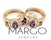 gold plated earrings with exclusive cubic zirconia