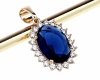 gold pendant 18k shiny xuping