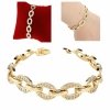 gold bracelet for a gold-plated leg