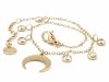 BRACELET GOLD CELEBRITY STAINLESS STEEL