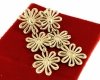 gold earrings made of stainless steel