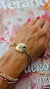 BRACELET GOLD CELEBRITY STAINLESS STEEL