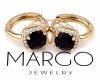 exclusive swarovski gold-plated earrings