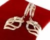 exclusive swarovski gold-plated earrings