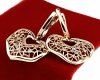 exclusive swarovski gold-plated earrings