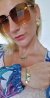 BRACELET GOLD CELEBRITY STAINLESS STEEL