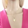 GOLD CHAIN NECKLACE celebrity STAINLESS STEEL