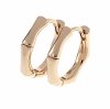 gold plated earrings with exclusive cubic zirconia