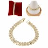 gold bracelet for a gold-plated leg