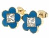 gold earrings made of stainless steel