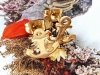 gold earrings made of stainless steel
