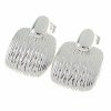 gold plated earrings with exclusive cubic zirconia