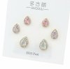 gold plated earrings with exclusive cubic zirconia