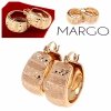gold plated earrings with exclusive cubic zirconia