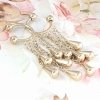 gold earrings made of stainless steel