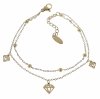 BRACELET GOLD CELEBRITY STAINLESS STEEL