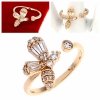 gold ring 17,00mm. gold-plated engagement xuping
