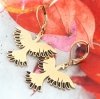 gold earrings made of stainless steel