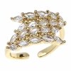 gold ring 17,00mm. gold-plated engagement xuping