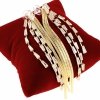 gold plated earrings with exclusive cubic zirconia