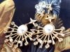gold plated earrings with exclusive cubic zirconia