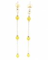 gold earrings made of stainless steel