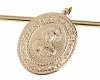 gold pendant 18k shiny xuping