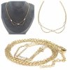 GOLD CHAIN NECKLACE celebrity STAINLESS STEEL