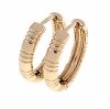 gold plated earrings with exclusive cubic zirconia