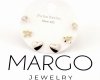 gold plated earrings with exclusive cubic zirconia