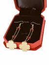 gold earrings made of stainless steel