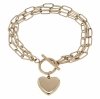 BRACELET GOLD CELEBRITY STAINLESS STEEL
