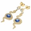 gold earrings made of stainless steel