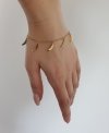 BRACELET GOLD CELEBRITY STAINLESS STEEL