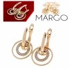 exclusive swarovski gold-plated earrings