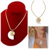 GOLD CHAIN NECKLACE celebrity STAINLESS STEEL