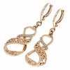 exclusive swarovski gold-plated earrings