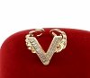 gold ring 17,00mm. gold-plated engagement xuping