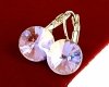 exclusive swarovski gold-plated earrings