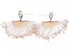 gold earrings made of stainless steel