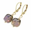 gold earrings made of stainless steel