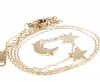 GOLD CHAIN NECKLACE celebrity STAINLESS STEEL